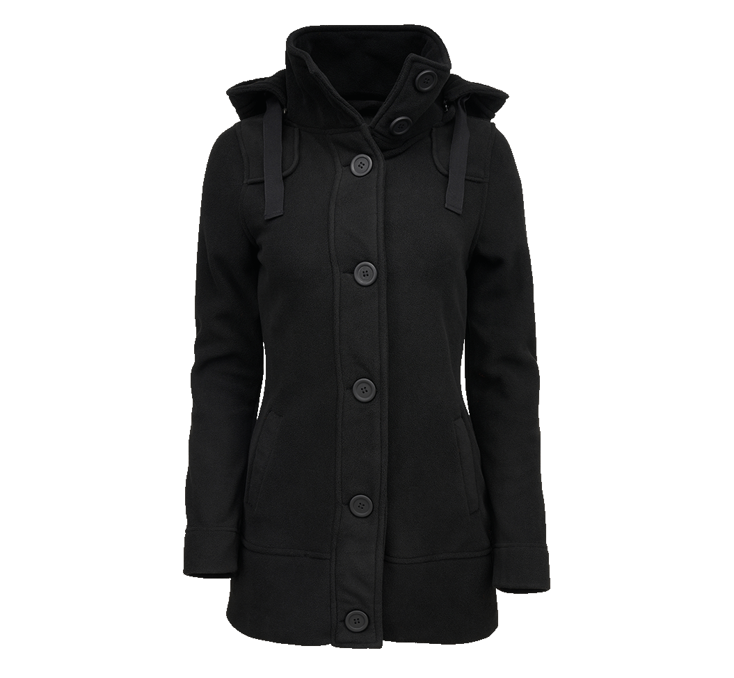Veste polaire Brandit Square coupe femme 250 g par m² capuche amovible à glissière