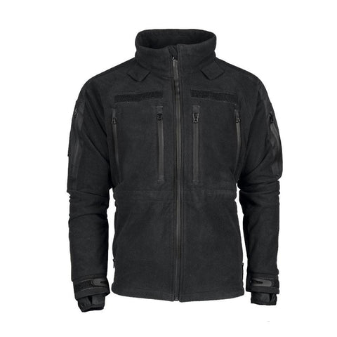 Veste polaire Mil-Tec Jacket Plus bonded fleece 3 couches avec membrane TPU colonne 8 000 mm et boucles pouces