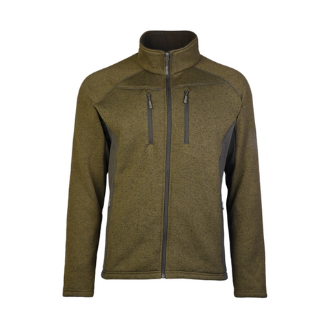 Veste polaire Mil-Tec Structure Fleece aiguilletée 360 g/m² avec inserts élastiques latéraux