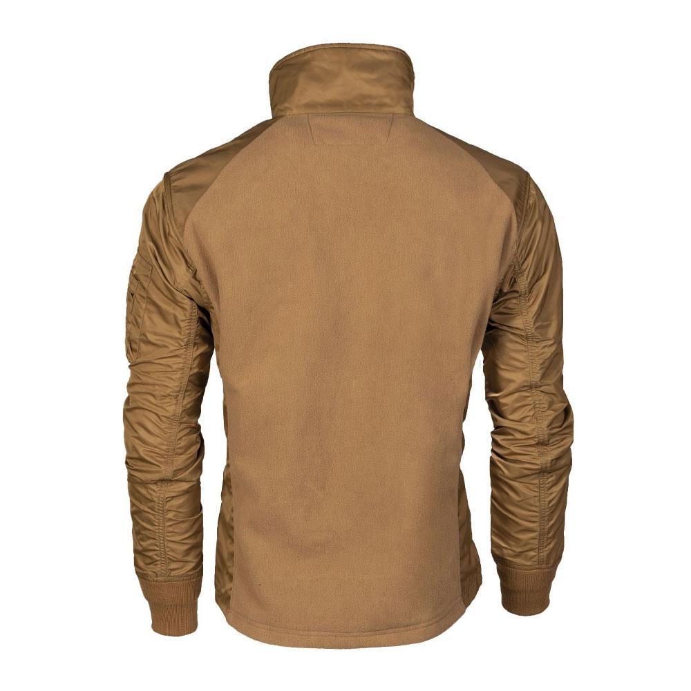 Veste polaire Mil-Tec USAF style aviateur torse polaire manches nylon avec fermeture éclair deux sens