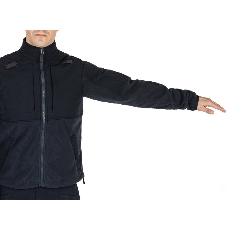 Veste polaire Tactical Fleece 2.0 5.11 Tactical empiècements N6 compatible parka