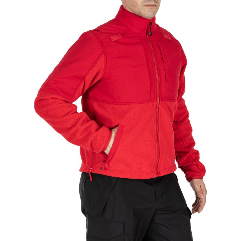 Veste polaire Tactical Fleece 2.0 5.11 Tactical empiècements N6 compatible parka