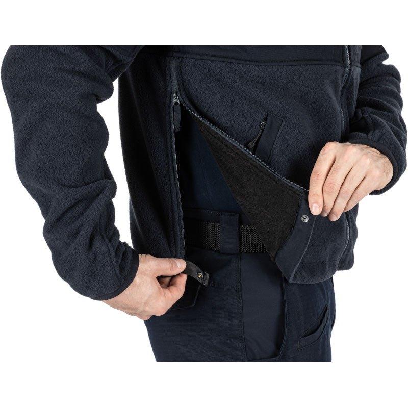 Veste polaire Tactical Fleece 2.0 5.11 Tactical empiècements N6 compatible parka