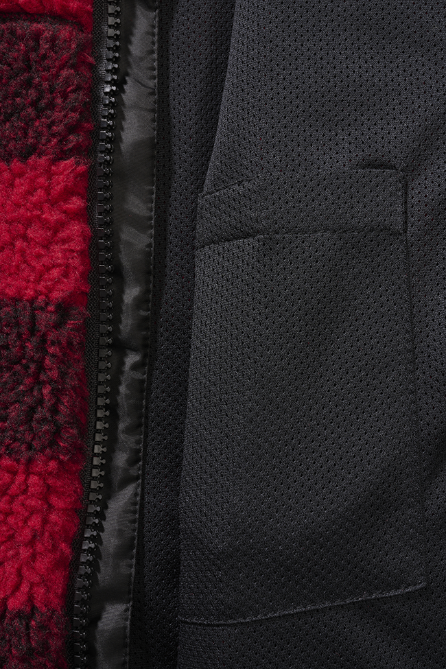 Veste polaire enfant Brandit Teddyfleece à capuche maille peluche et quatre poches