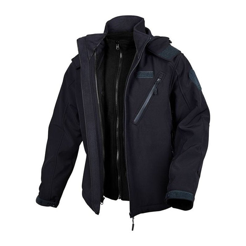 Veste softshell Ares Elite 3 en 1 doublure polaire et capuche amovibles aération