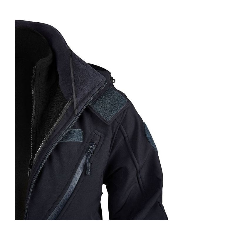 Veste softshell Ares Elite 3 en 1 doublure polaire et capuche amovibles aération