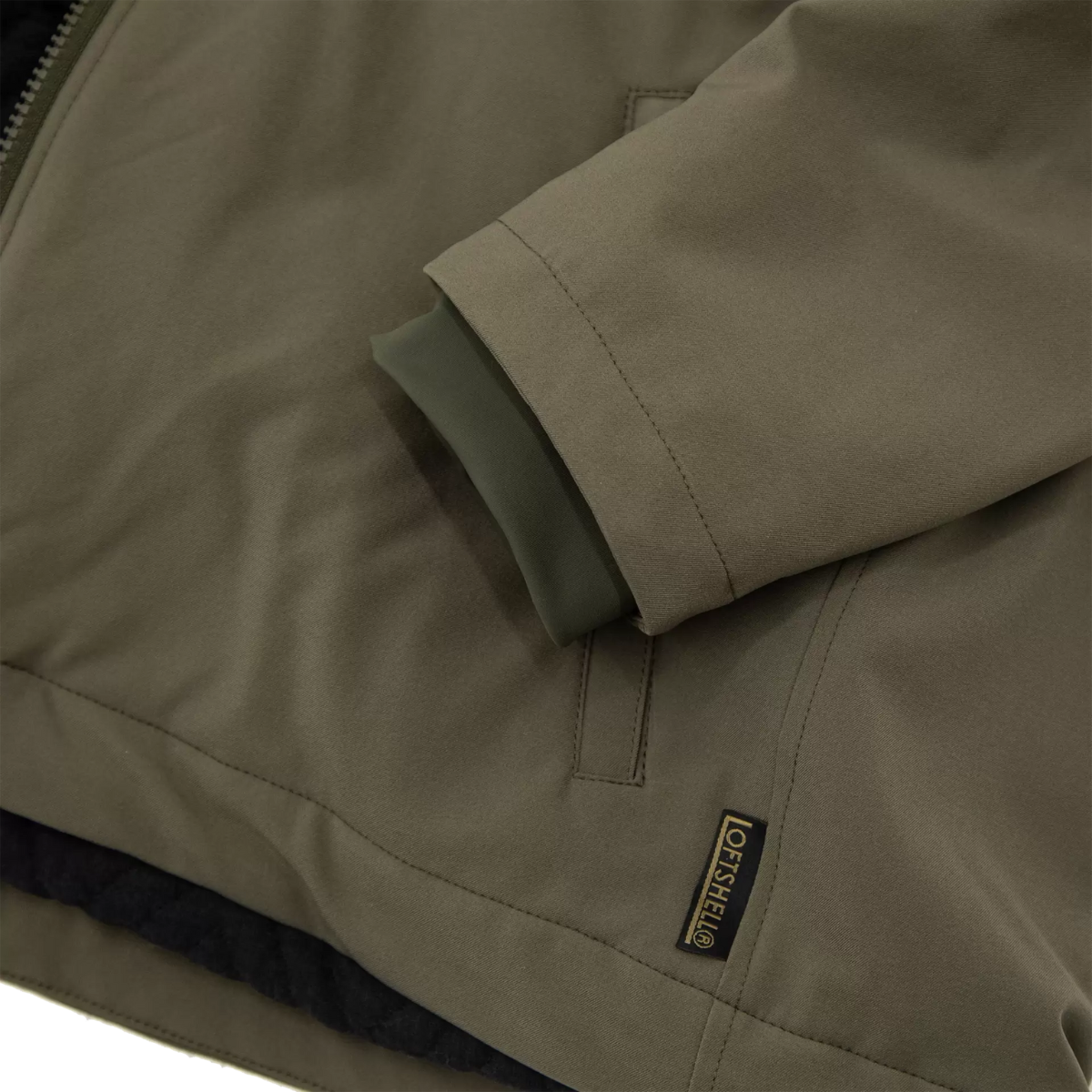 Veste softshell isolante Carinthia Loftshell Climate, laine mérinos, sans membrane, 810 g
