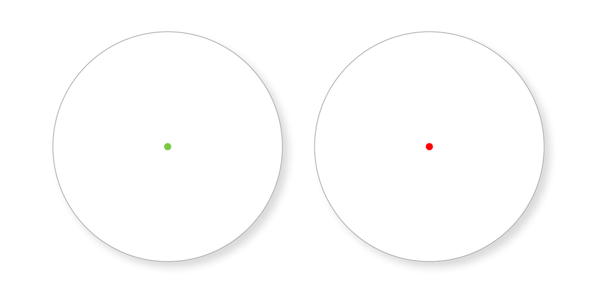 Viseur point rouge/vert UTG CQB ITA avec Support QD Intégré