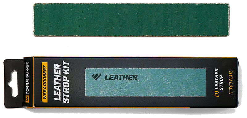 Kit de rodage cuir Work Sharp 1 x 6 pouces avec lubrifiant et composé de polissage