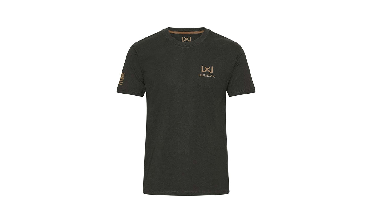 T-shirt imprimé Wiley X WX Canyon en coton et polyester à col rond côtes doubles