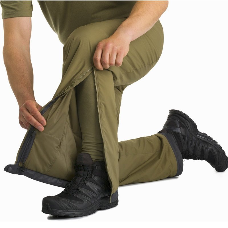 Pantalon chaud Arc'teryx LEAF Atom LT Pant Gen 2 isolant compressible à glissières complètes
