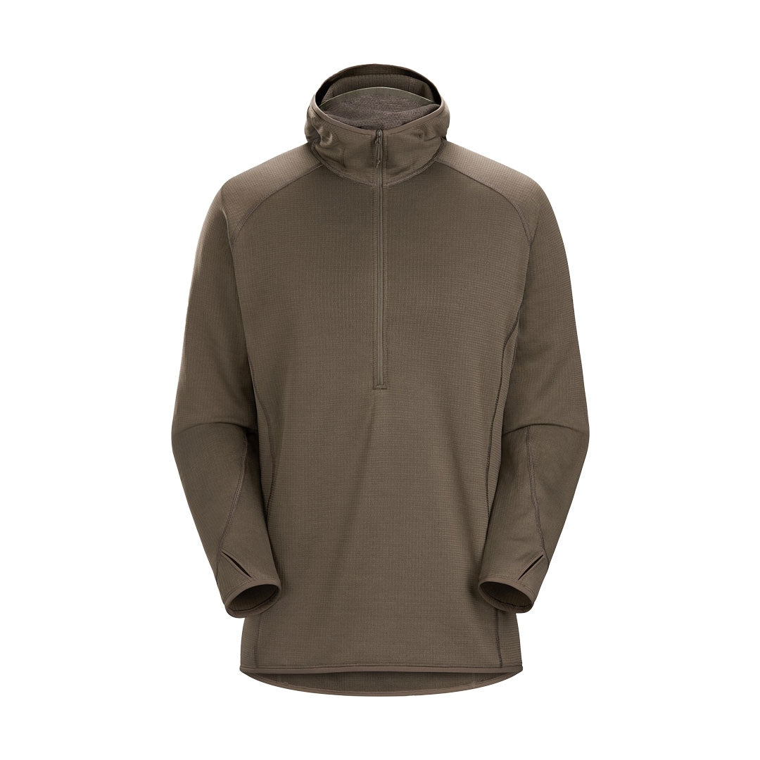 Veste polaire Arc'teryx LEAF Delta AR Half Zip Hoody en Polartec Power Dry à capuche