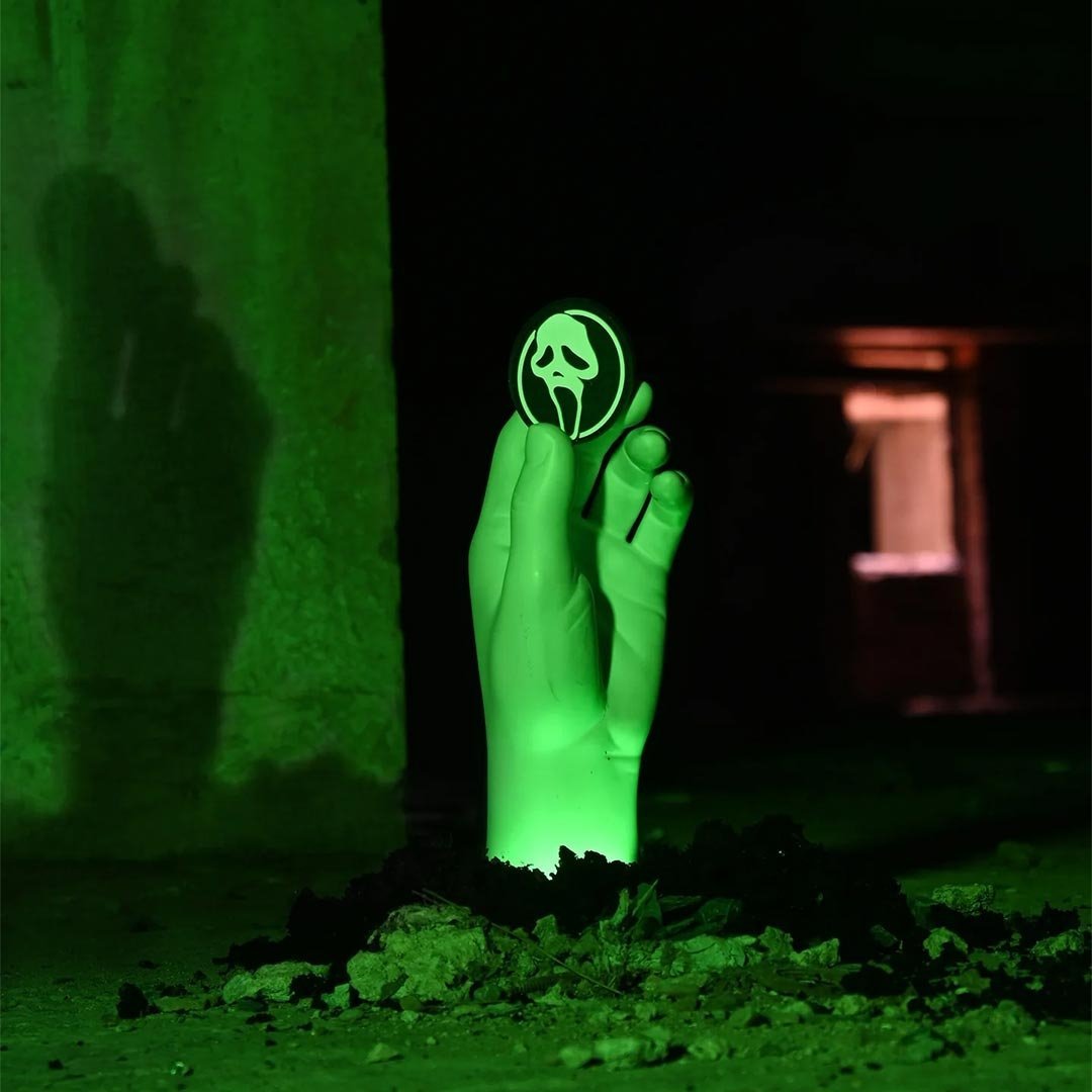 Écusson Arktis Ghostface en PVC phosphorescent visible dans l'obscurité