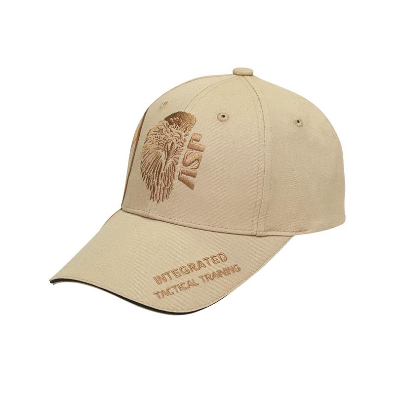 Casquette Eagle ASP en coton avec insigne aigle brodé en couches pour la formation