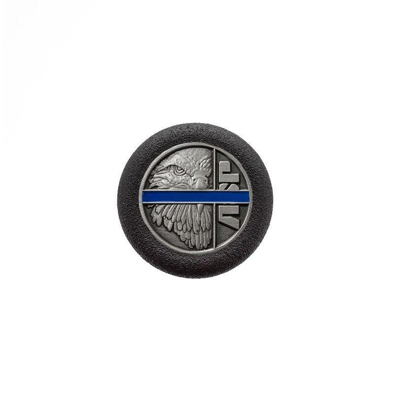 Accessoire bâton Logo Cap Blue Line ASP embout de remplacement pour Friction Loc