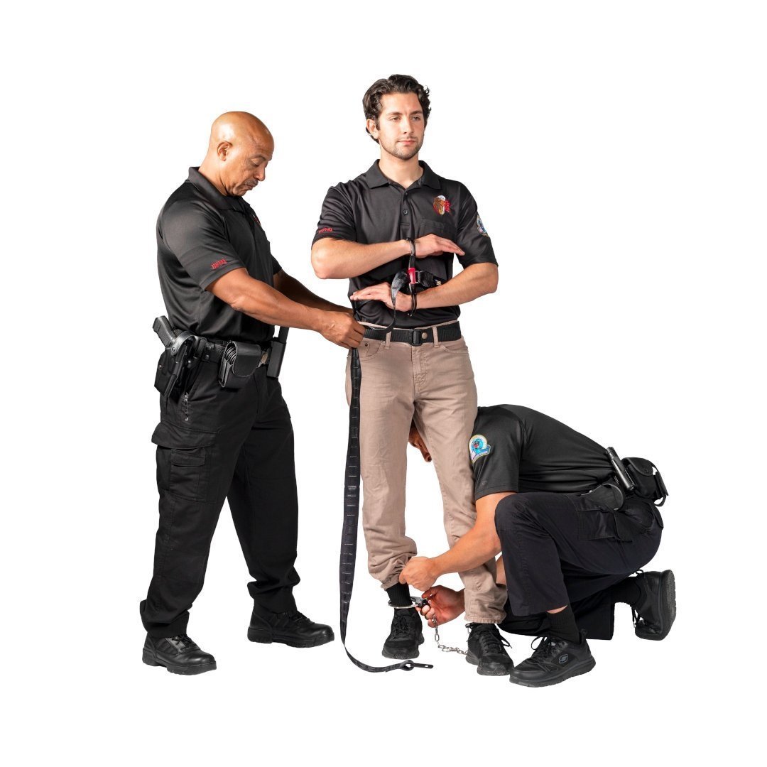 Kit Transport Plus ASP à ceinture avec entraves de chevilles et mallette EVA