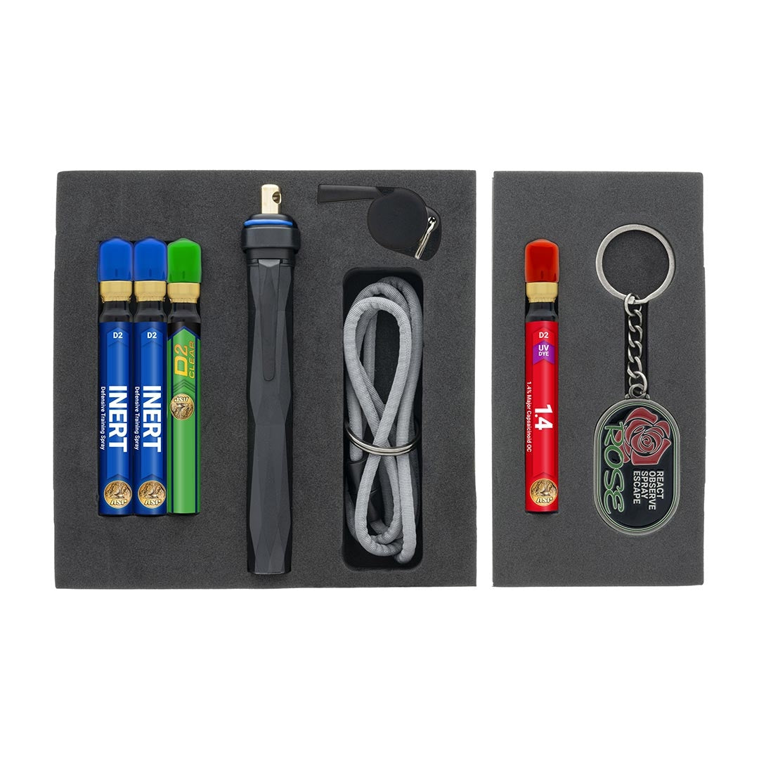 Kit d'entraînement ASP BYOD aérosol Sport Defender D2 et quatre cartouches 494 g