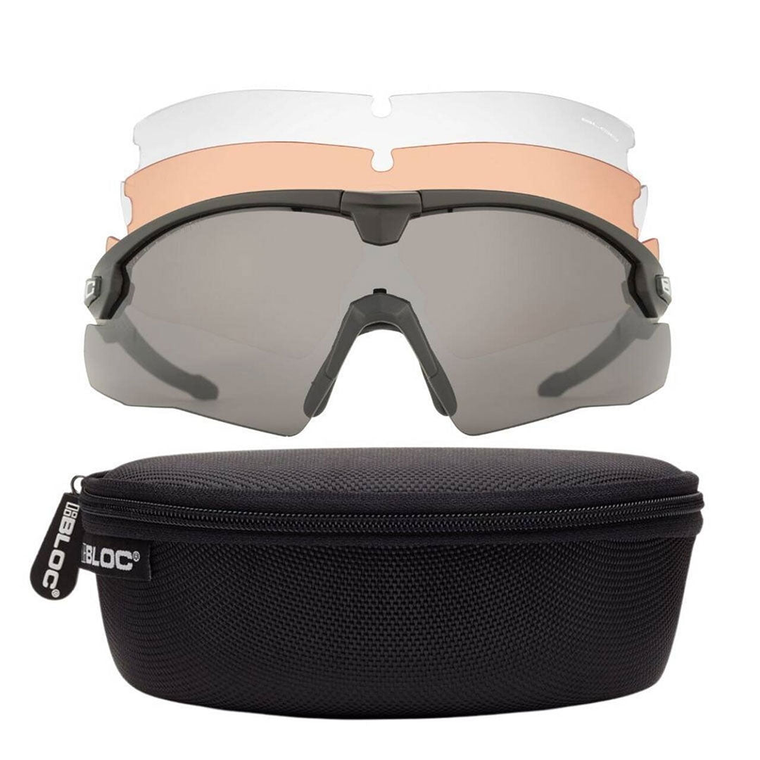 Lunettes de protection Bloc Tactical LYNX écran polycarbonate 2 mm EN 166 1 FT KN