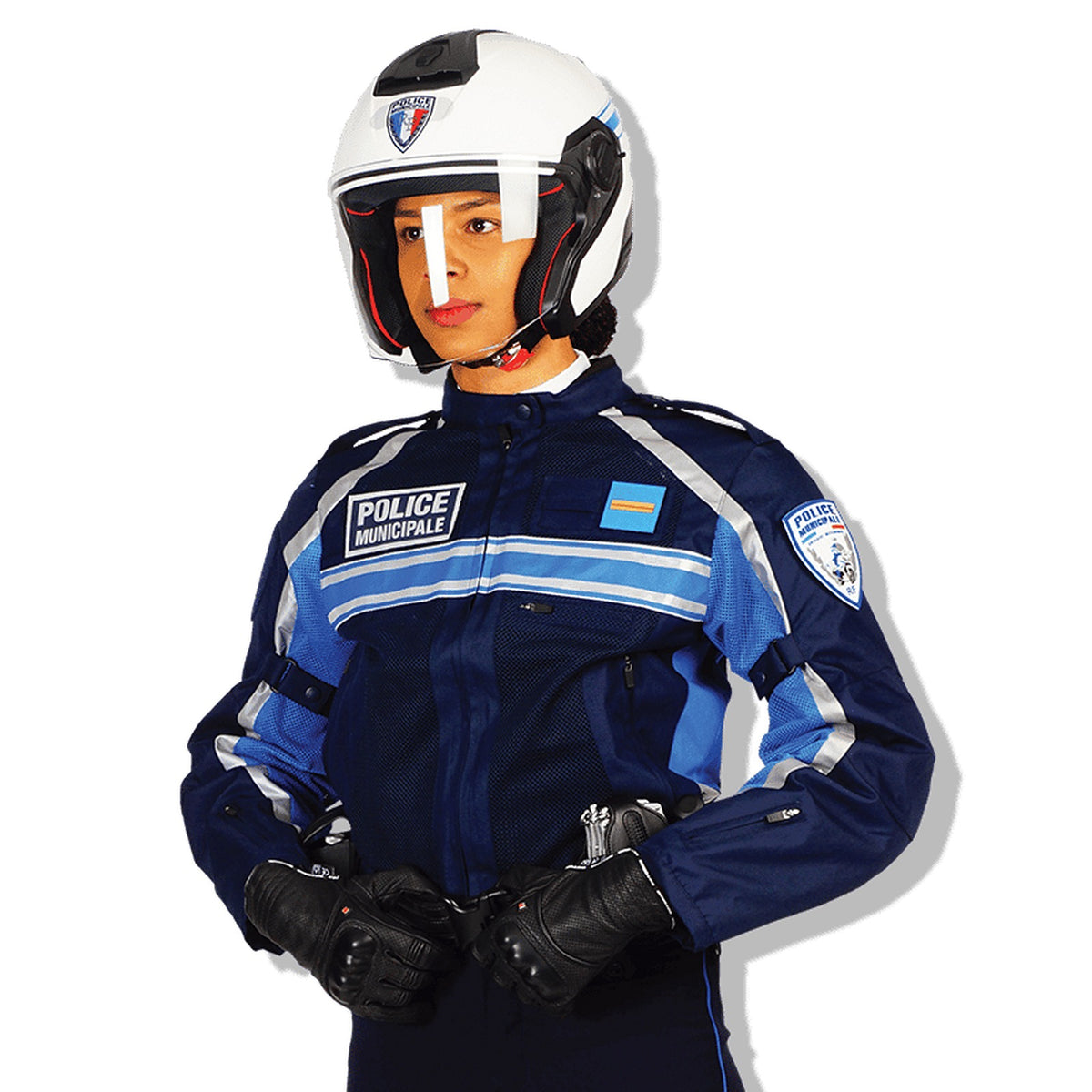 Veste moto été GK Professional Police Municipale polyester et protections CE