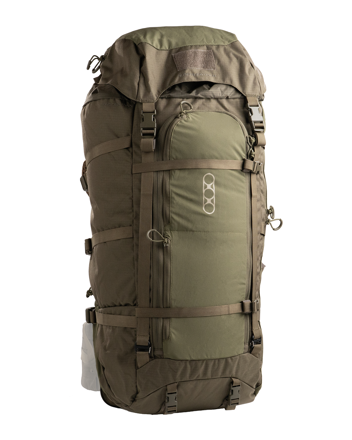 Sac à dos d'attache Eberlestock Brooks 7000 115 L en ripstop 500D avec capot EMOD inclus