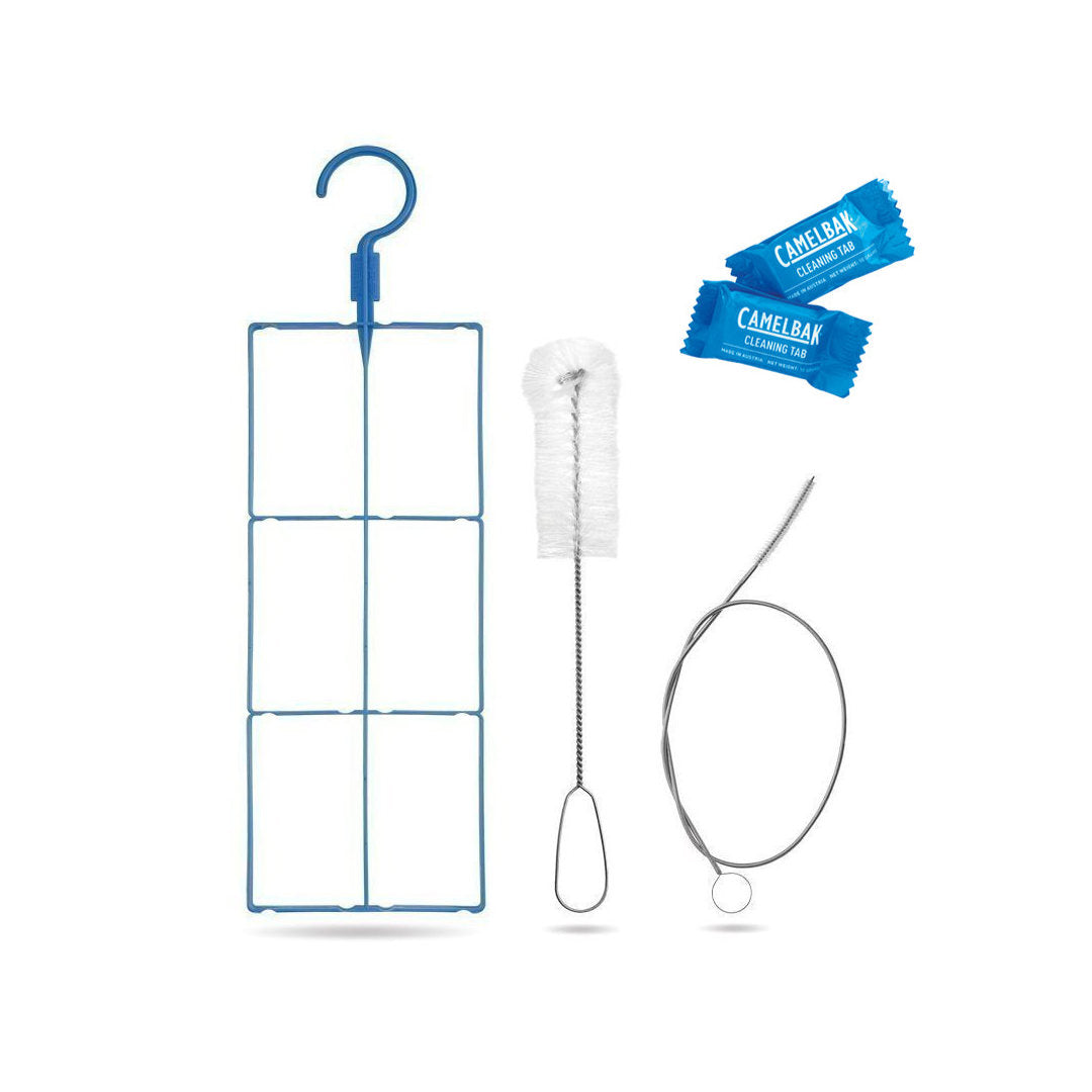Kit de nettoyage Camelbak deux brosses tablettes et séchoir suspendu pour réservoir