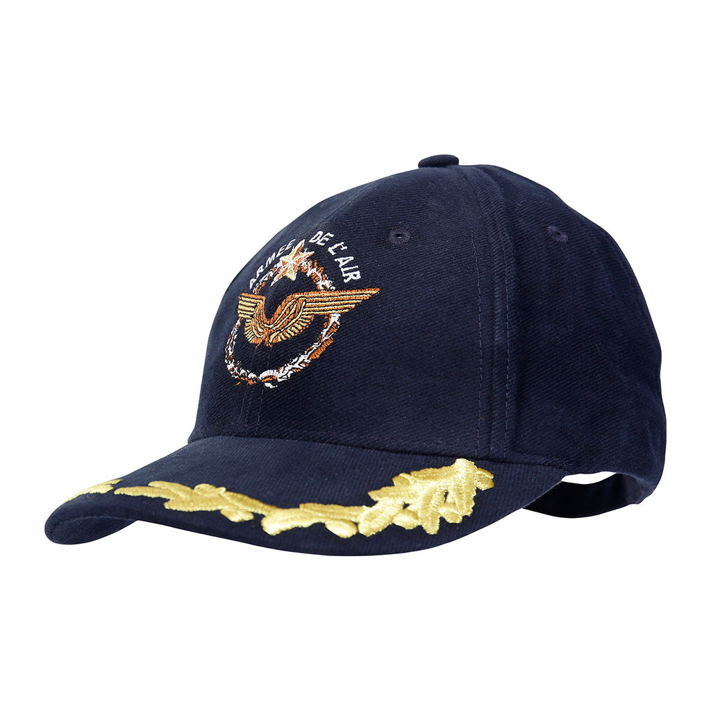 Casquette Armée de l'air Ares à feuille de chêne sur visière modèle de tradition