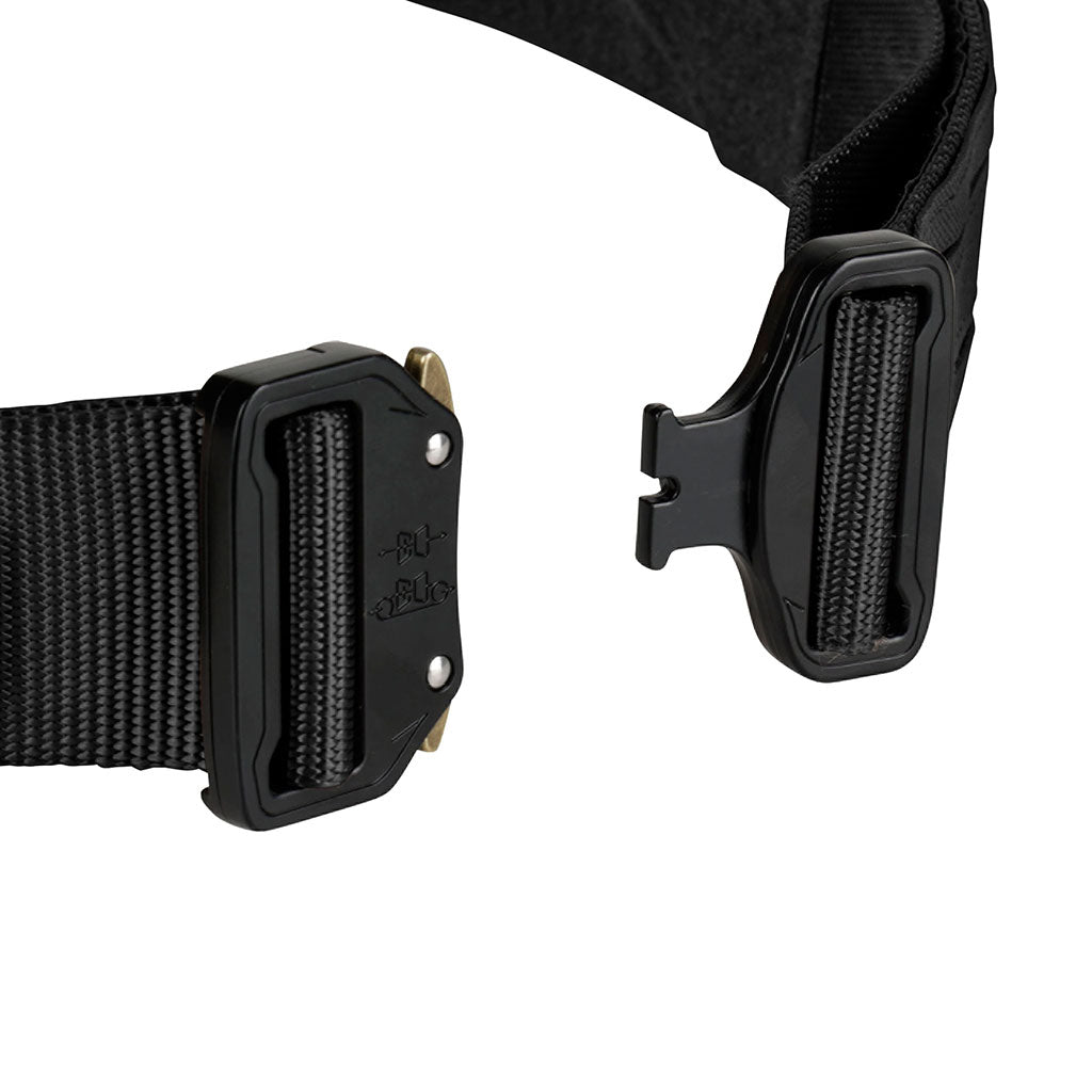 Ensemble ceinturon tactique Ares Duo Fast en polyester avec bandes MOLLE et boucle métallique