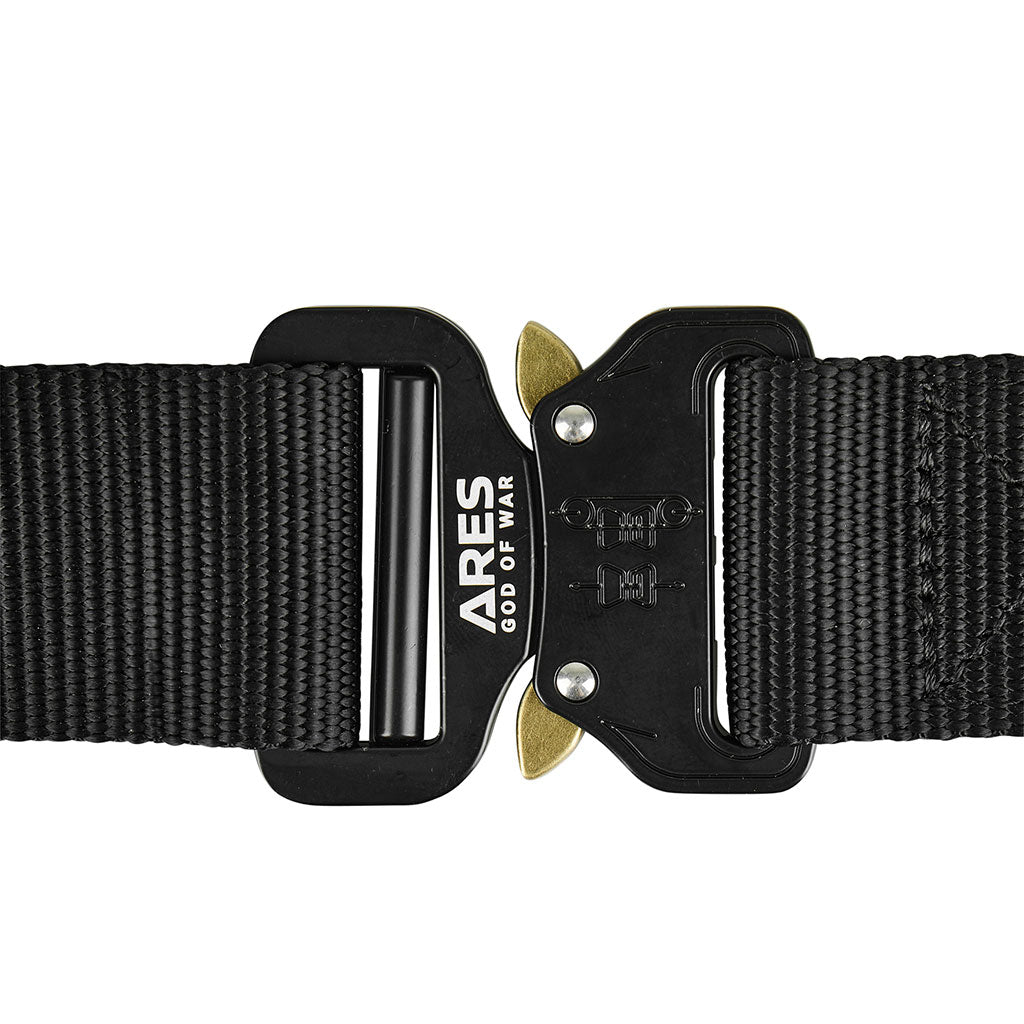 Ceinturon tactique Ares Duty Fast à boucle métallique double verrouillage, 38 ou 45 mm