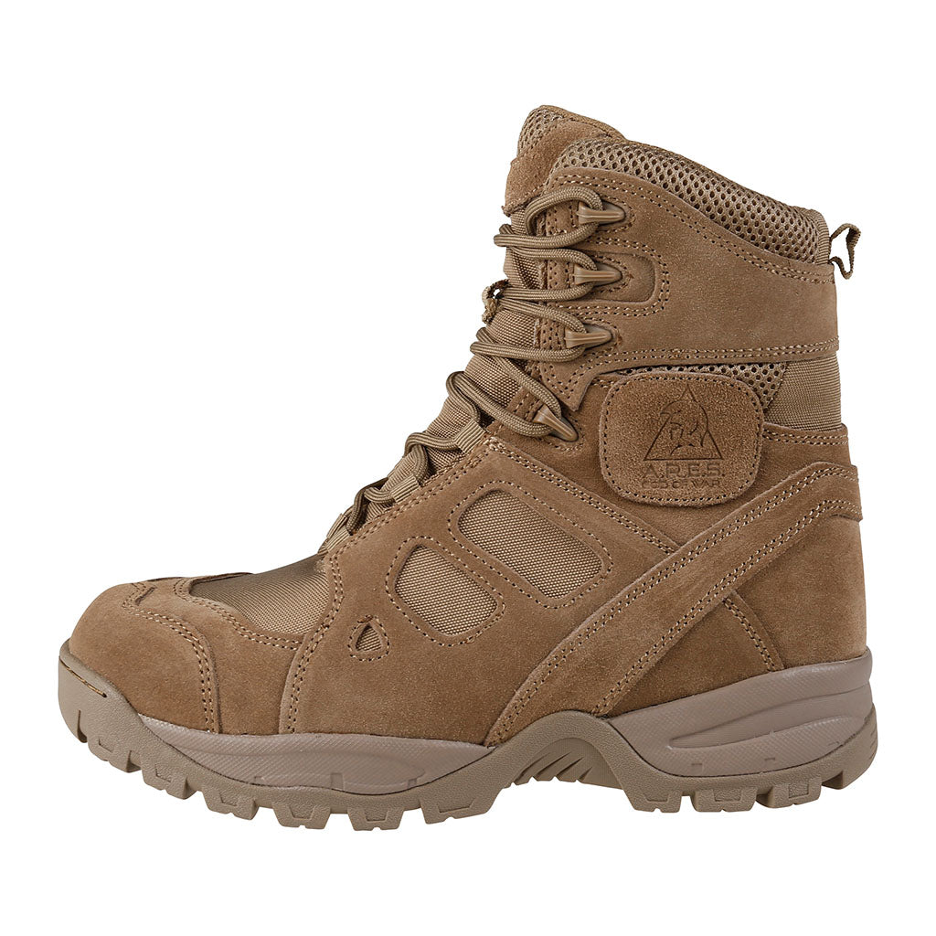 Chaussures de combat Ares SAS 8.0 cuir suédé 1,8 mm et nylon Oxford 900D semelle bi-matière