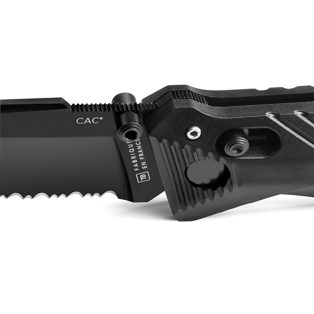 Couteau pliant Ares CAC armée française lame Nitrox brise-vitre et clip réversible