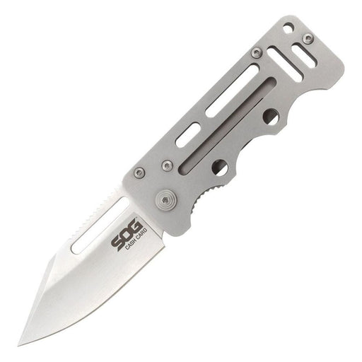 Couteau de poche CASHCARD SOG - Gris - - Welkit.com - 729857004169 - 1