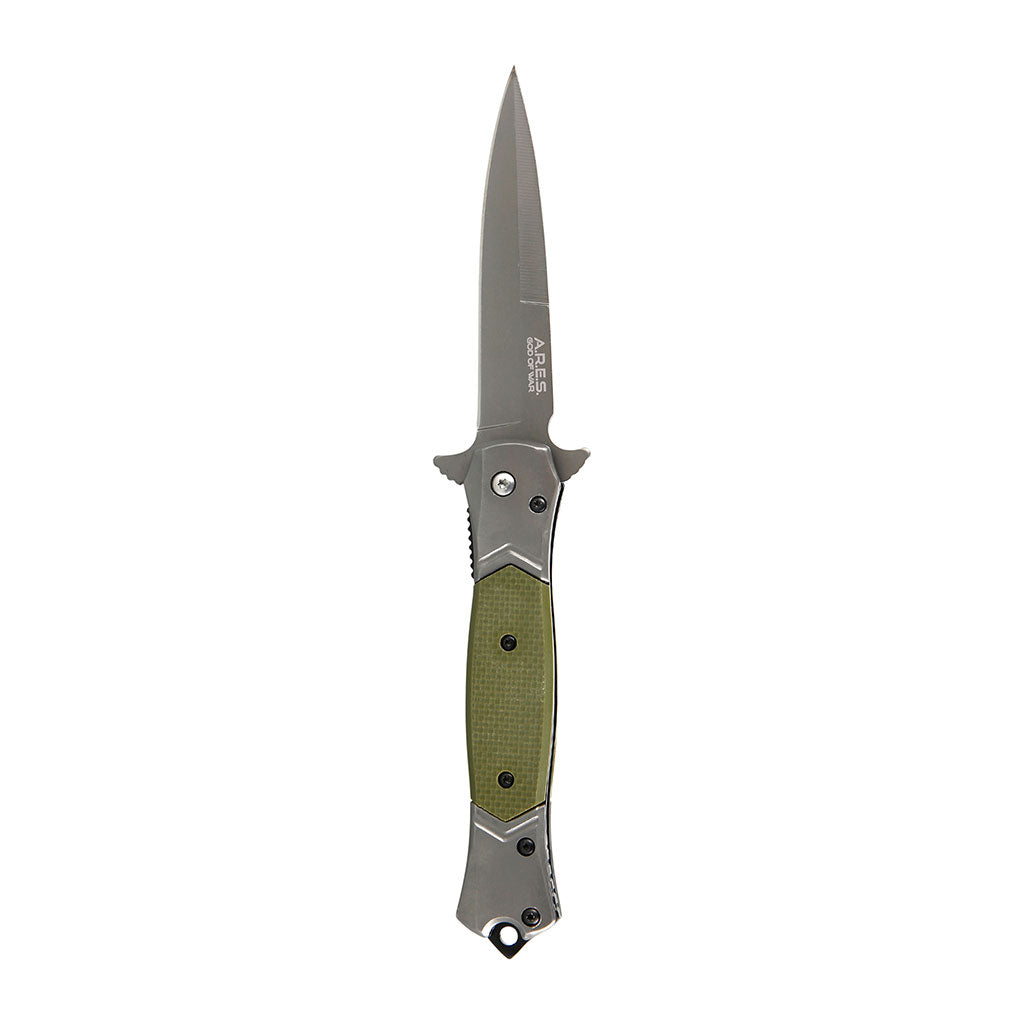 Couteau pliant Ares SAS-Force lame 9 cm à ouverture assistée livré en coffret