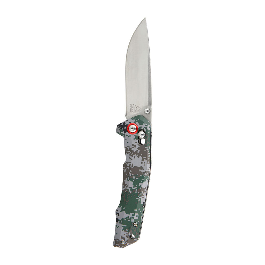 Couteau pliant Ares Troop Master verrouillage par axe mobile lame 8,5 cm avec étui