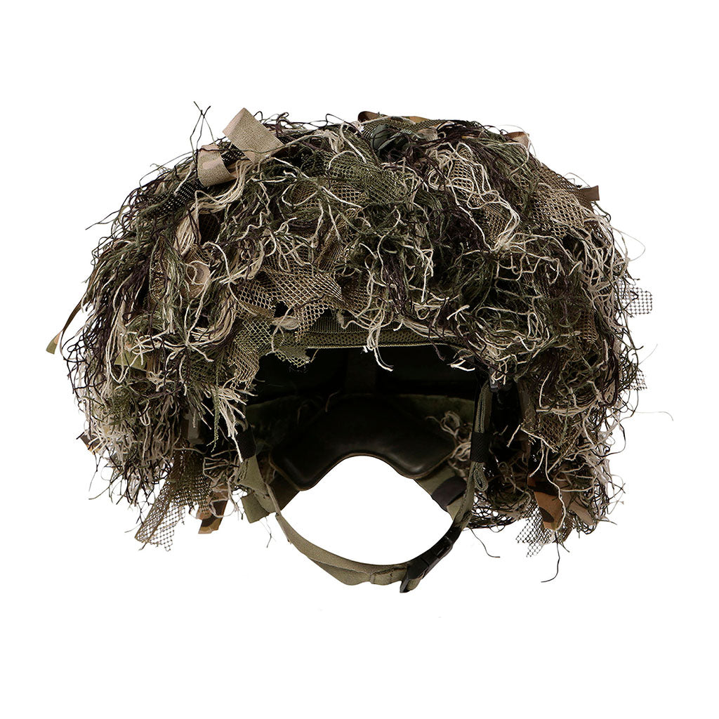 Couvre-casque Ghillie Ares pour casque FELIN fibres longues à retailler par l'utilisateur