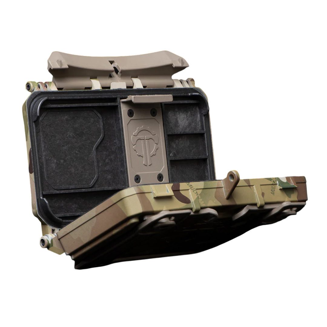 Boîtier de protection pour téléphone Thyrm DarkVault 2.0 Comms joint Poron fixation MOLLE