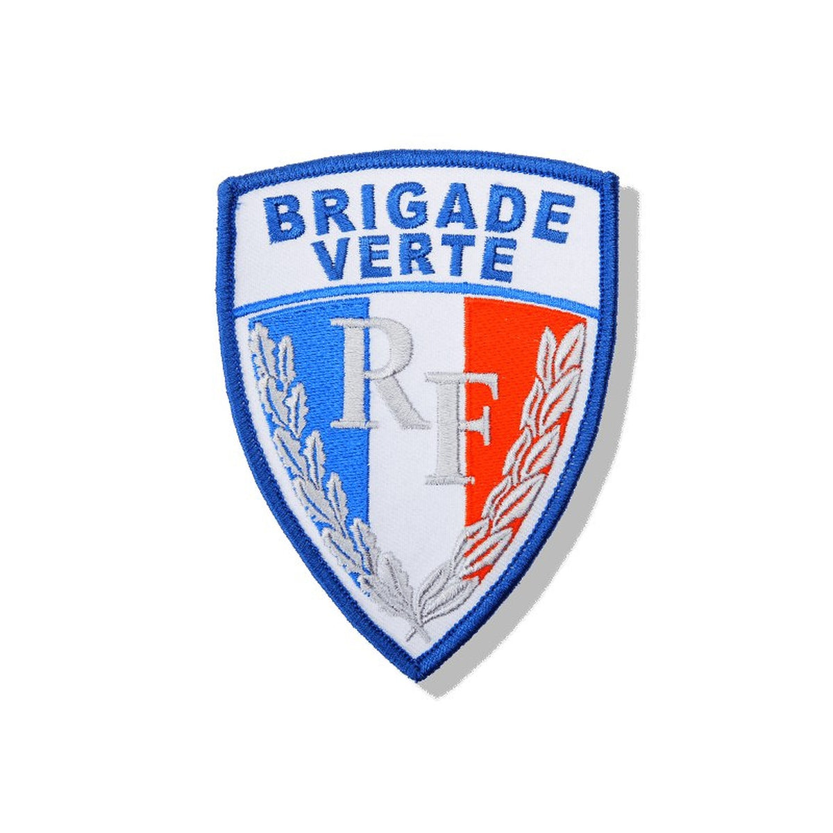 Écusson brodé GK Professional en sergé polyester-coton 10,5 x 8,5 cm auto-agrippant