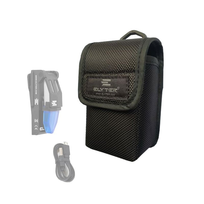 Étui de ceinture Elyter pour lampe ML 2 en Cordura doublé néoprène 11 x 6 x 4 cm