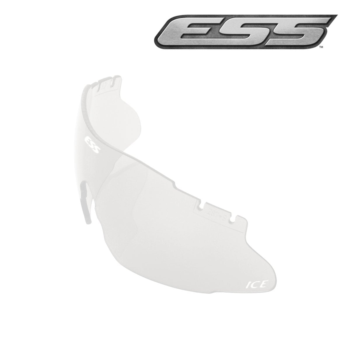 Écran de rechange ESS ICE NARO quatre teintes 2,4 mm avec référence OTAN