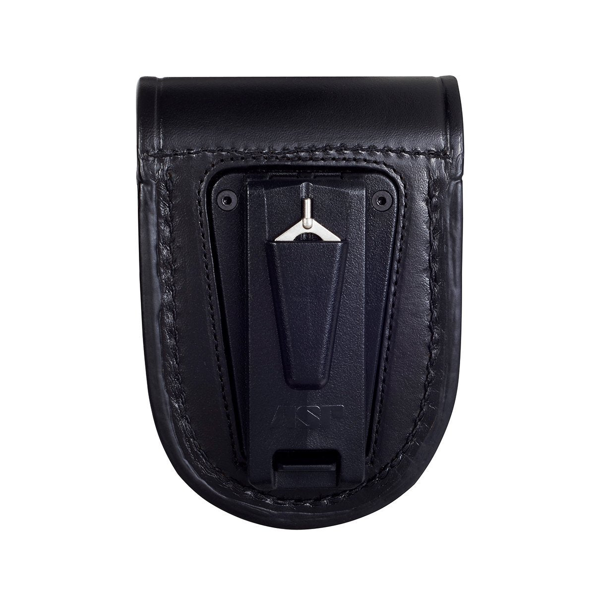 Porte-menottes Centurion ASP en cuir avec couvercle de protection et boucle Snap-Loc