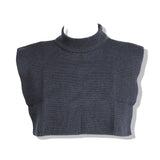 Faux col roulé GK Professional en maille de laine et acrylique pour tenue de service