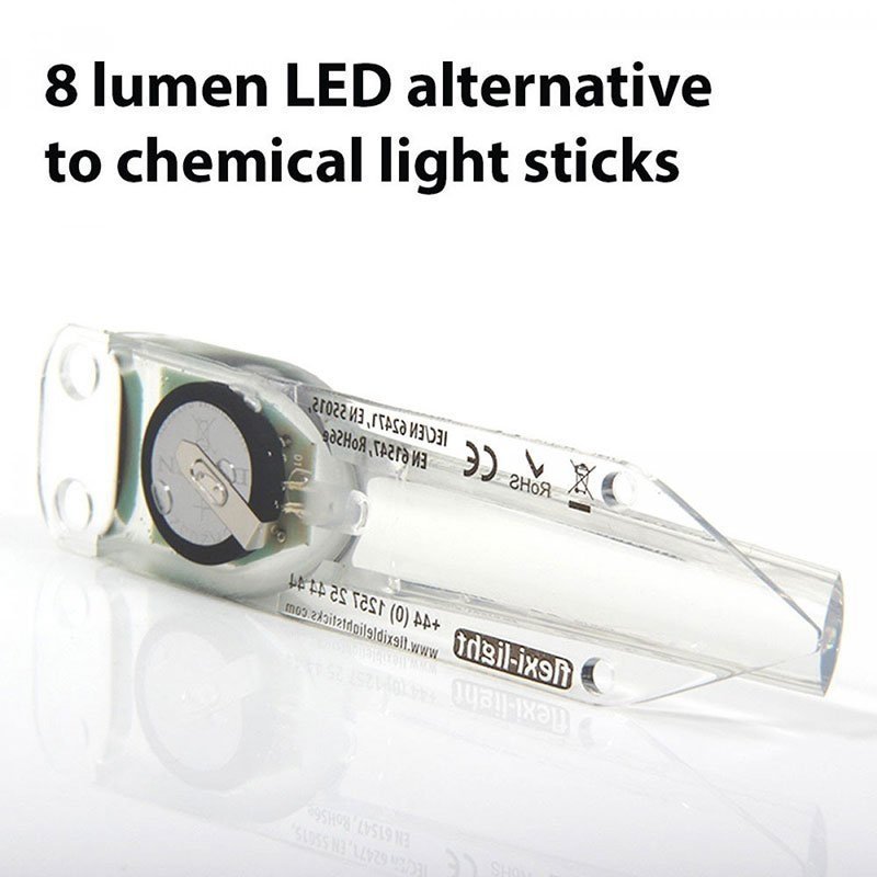 Lampe marqueur Flexi-Light V3 en silicone 8 lumens étanche 100 m à support auto-agrippant