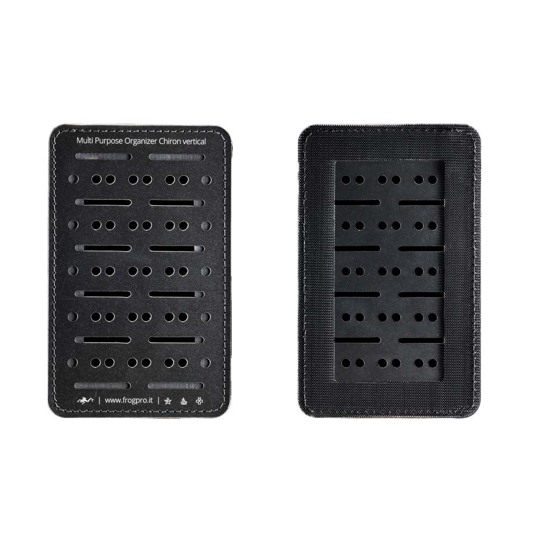 Panneau organisateur Chiron vertical Frog Pro en technopolymère MOLLE Multi-Dot