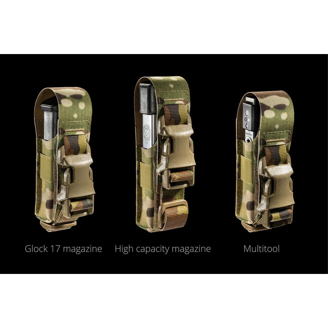 Porte-chargeur pistolet Frog Pro à rabat ITW Nexus renfort Tegris 12,5 cm