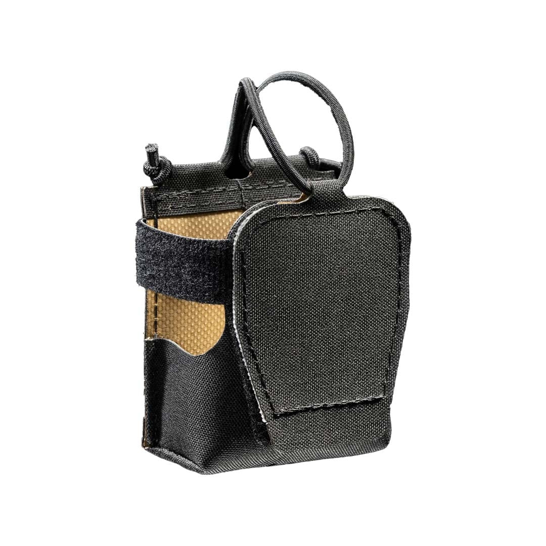 Pochette radio AN/PRC Frog Pro tissu composite LAHYCO fixation MOLLE 18 x 8 x 4 cm