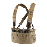 Gilet chest rig modulaire Ares SMB à huit porte-chargeurs internes et façade MOLLE