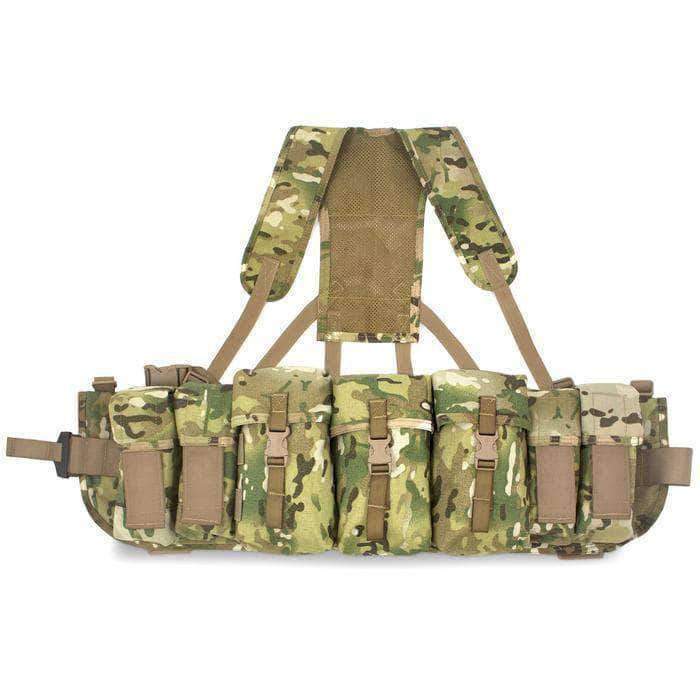 Gilet Chest Rig AIRBORNE WEBBING Bulldog Tactical - Coyote - Set 4 (tour de taille 89 à 114 cm) - Welkit.com - 2000000313979 - 3