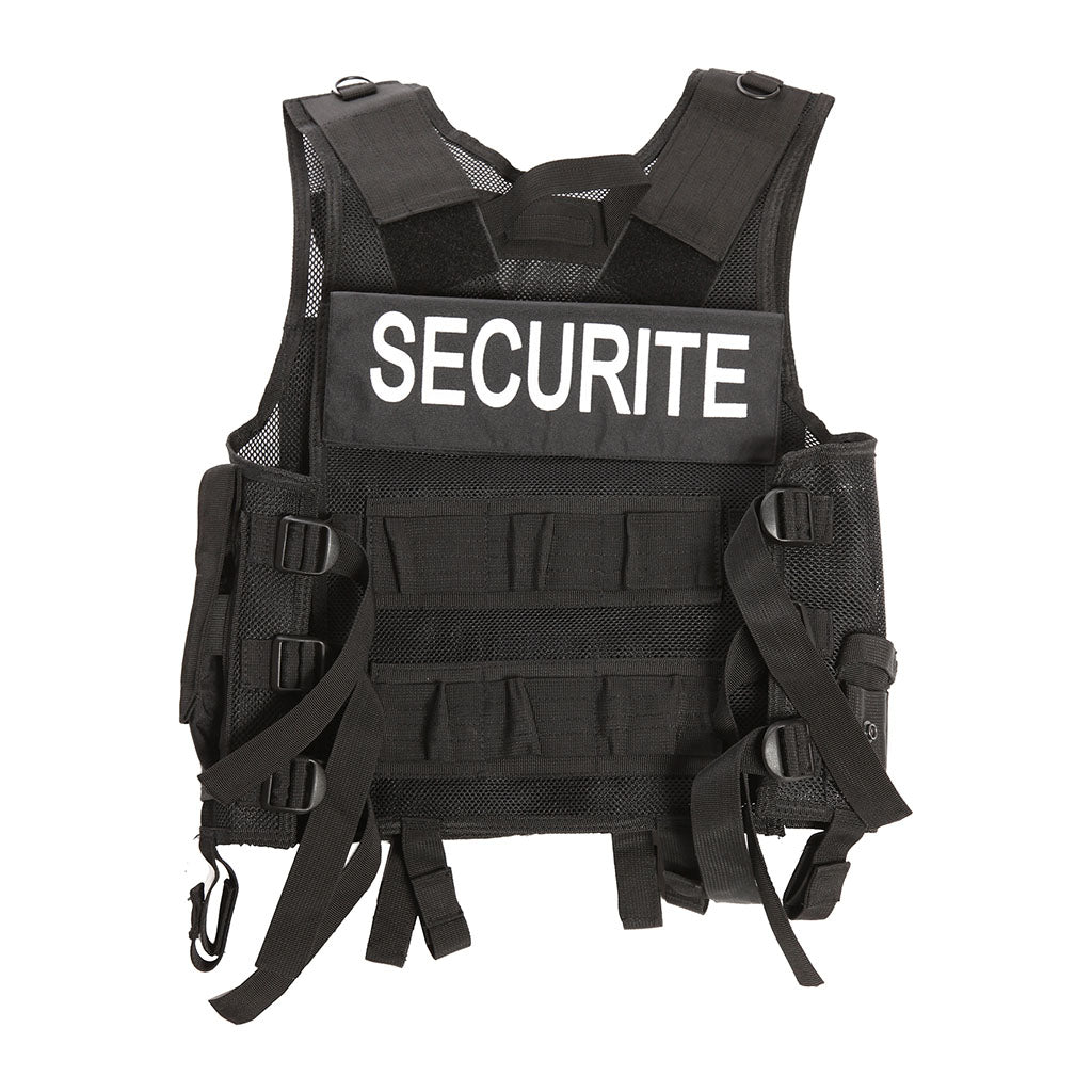 Gilet d'intervention Ares de sécurité en maille aérée, boucles de dégagement, taille unique