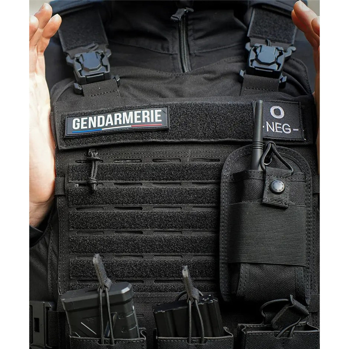 Housse de gilet pare-balles GK Professional FDO 4-en-1 polyamide 500D, 1,650 kg