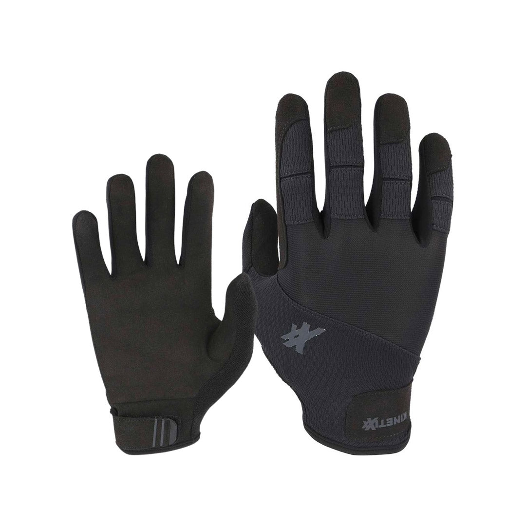 Gants de fouille et de tir Kinetixx X-Beam dos en tricot bi-élastique paume cuir synthétique