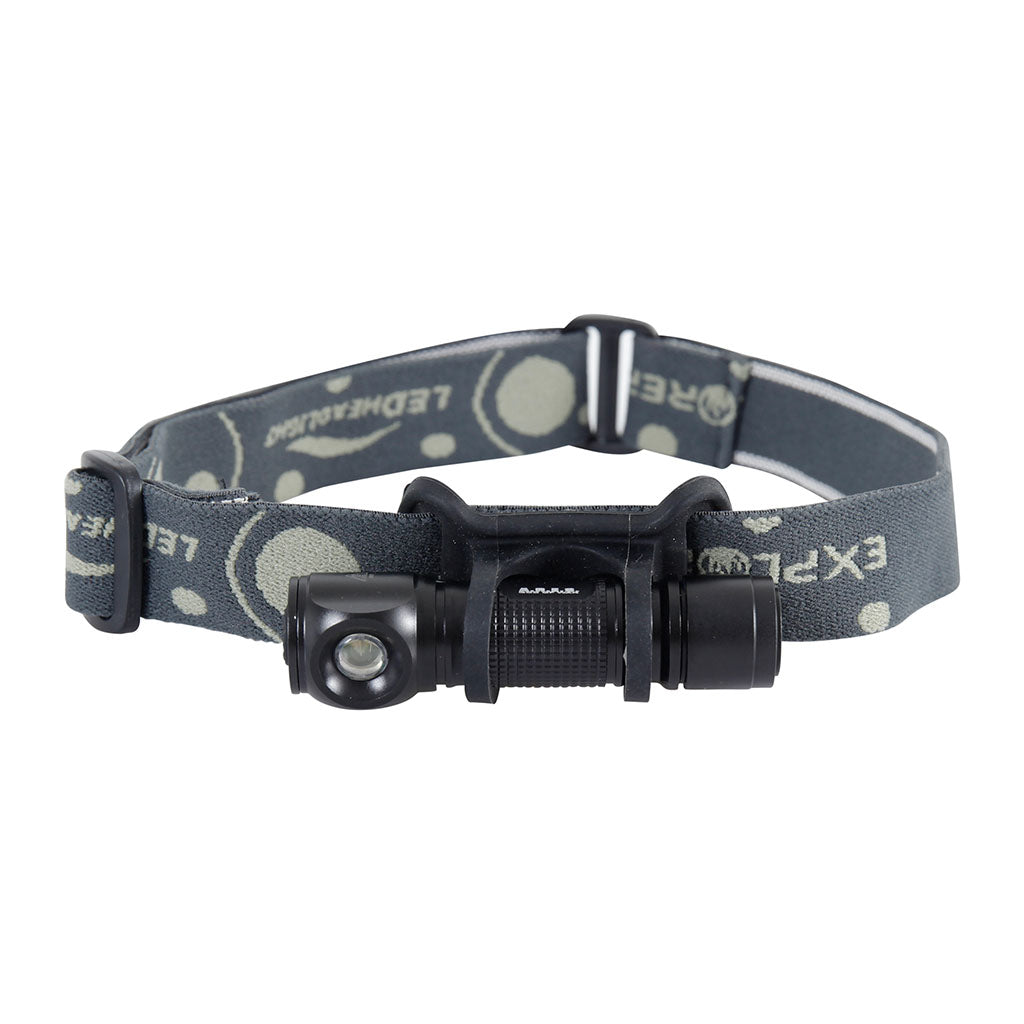 Lampe frontale tactique Ares 100 lumens en aluminium IPX-6 avec embout magnétique